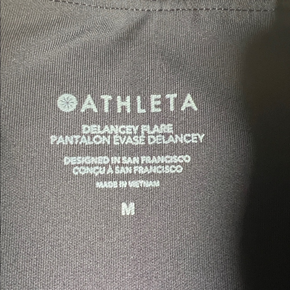 Athleta Dark Gray Yoga Pants - Picture 2 of 3
